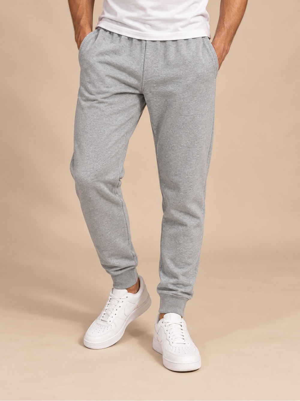 Amazon Essentials Gray Fleece Jogger Sweatpants Size Medium